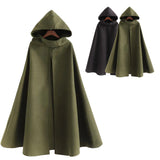 Mature Hooded Cloak Coat