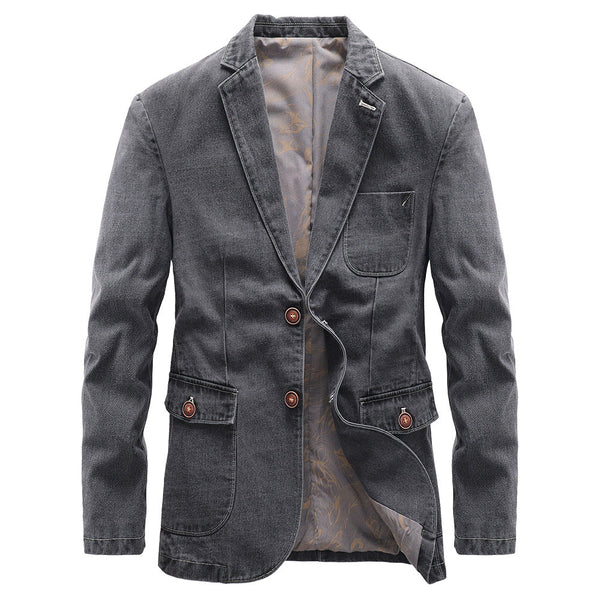 Young And Middle Aged Men's Slim Fit Jacket
