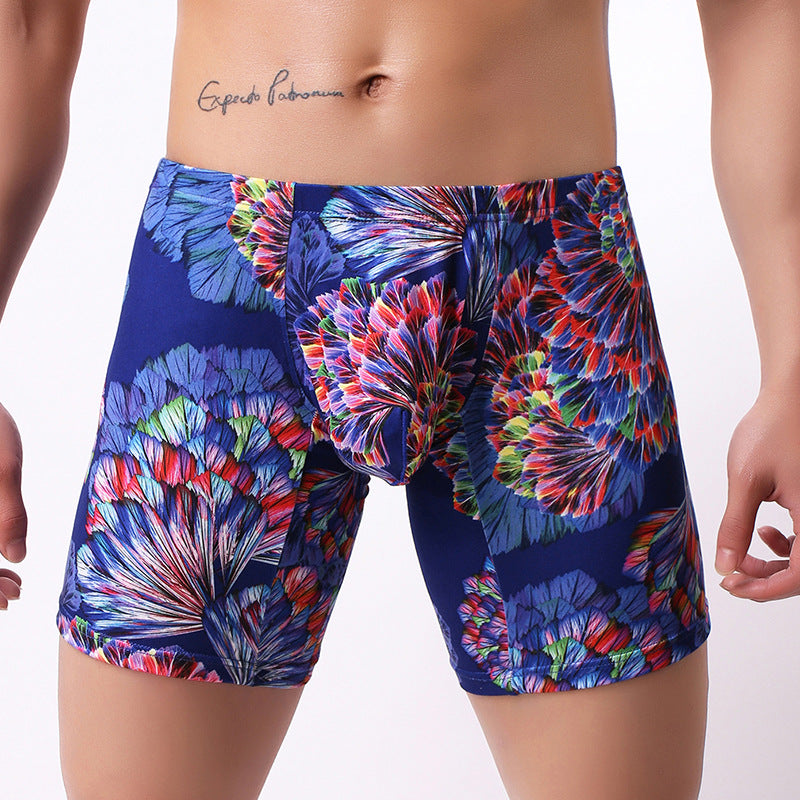 Loose Anti-wear Print Extended Boxers