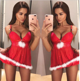 Sexy Lingerie Sling Christmas Holiday Costume Set