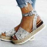 Wedge Fish Mouth Sandals
