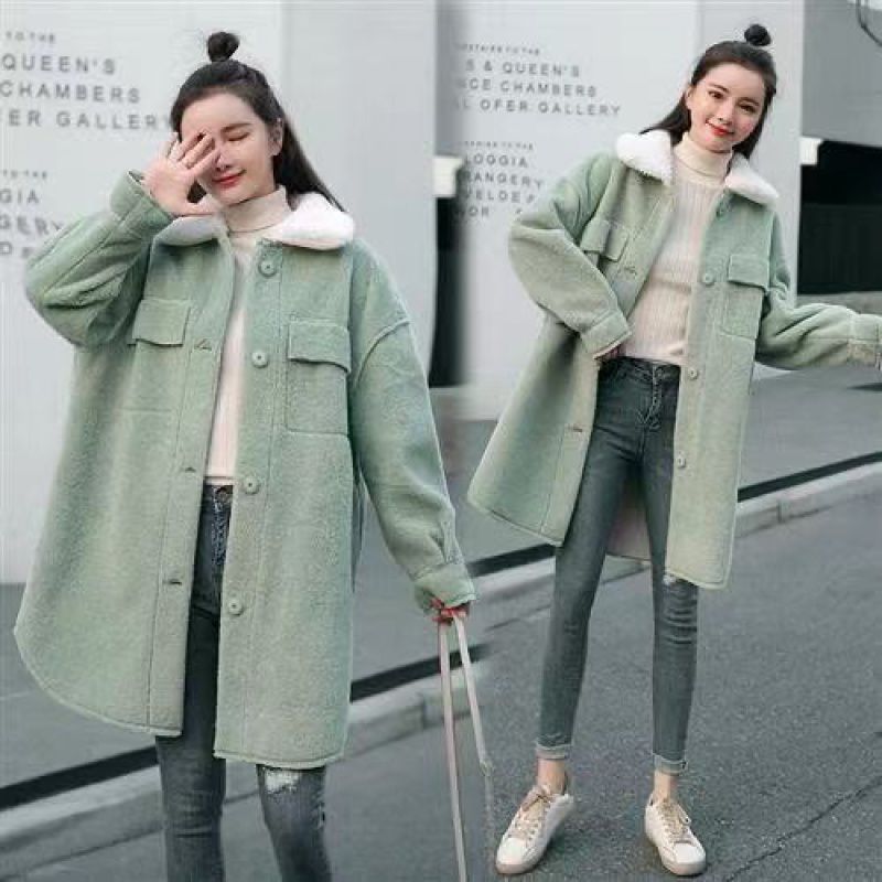 Mid-length Woolen Coat