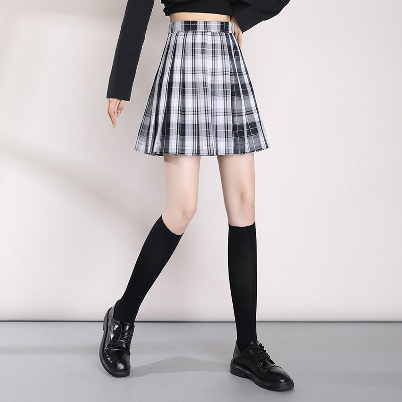 Plaid Short Elegant Skirt