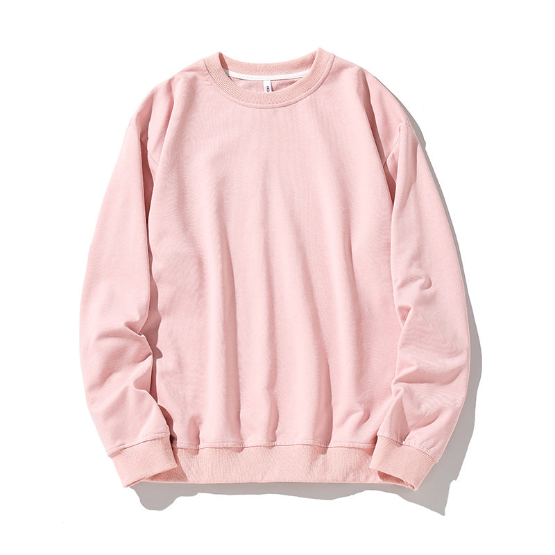 Round neck casual pullover sweater