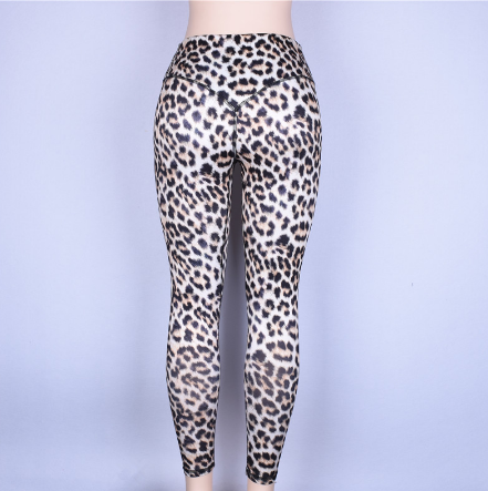 High waist leopard leggings