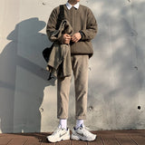 Men's Loose Fashion Japanese Vintage Pullover