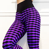 Sexy Girl Print High Waist Casual Sportwear Lift Hips Leggings