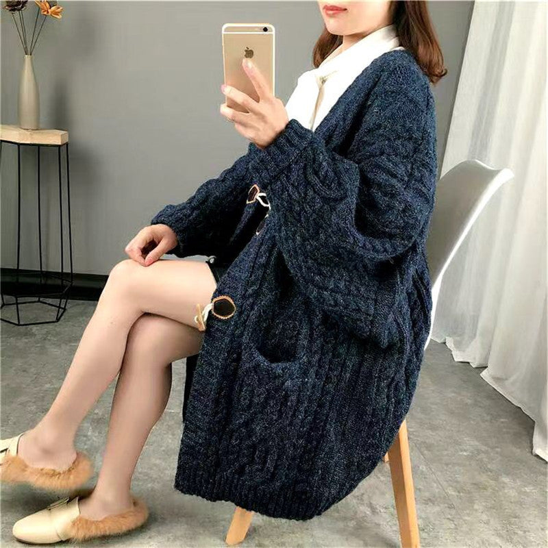 Thick Cardigan Sweater Coat