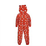 Christmas Family Matching Onesis Sleepwear Jumpsuit Santa Romper Nightwear For Kid Adults