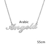 Necklace Alloy Pendant Font Fascinating Pendant Custom Name Necklace Personalized Necklace