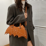 Halloween Spider Web Shape Shoulder Bags