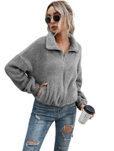 leather lapel sweater women