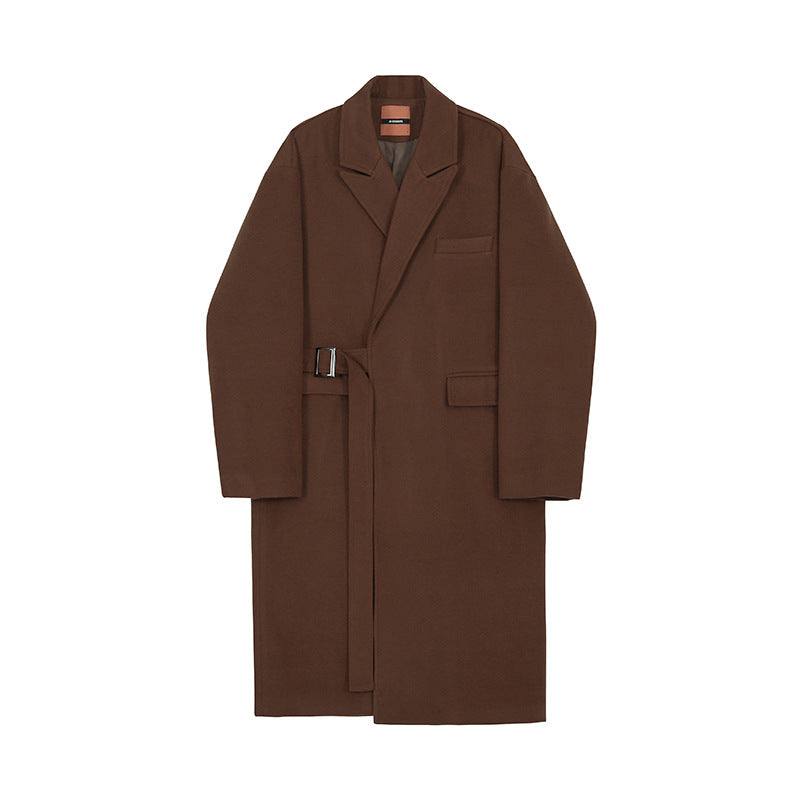 Double-sided Tweed Trench Coat