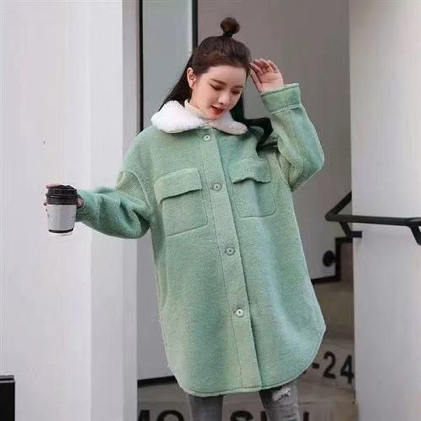 Mid-length Woolen Coat