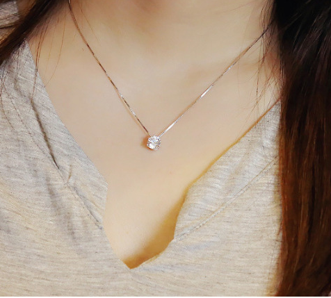 Simple Temperament lady Metal Clavicle Chain