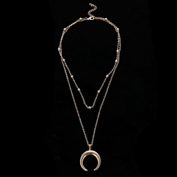 Gold Plated Ladies Clavicle Necklace