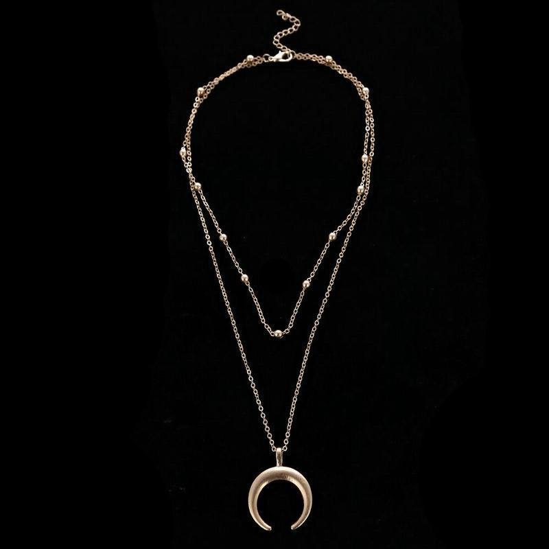 Gold Plated Ladies Clavicle Necklace