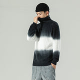 Base Shirt High Neck Casual Gradient Sweater