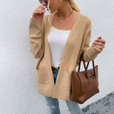 Solid Color Casual Cardigan sweater