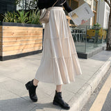 Small Elastic Pleated Skirt