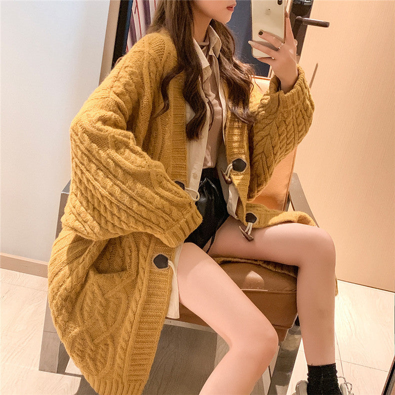 Thick Cardigan Sweater Coat