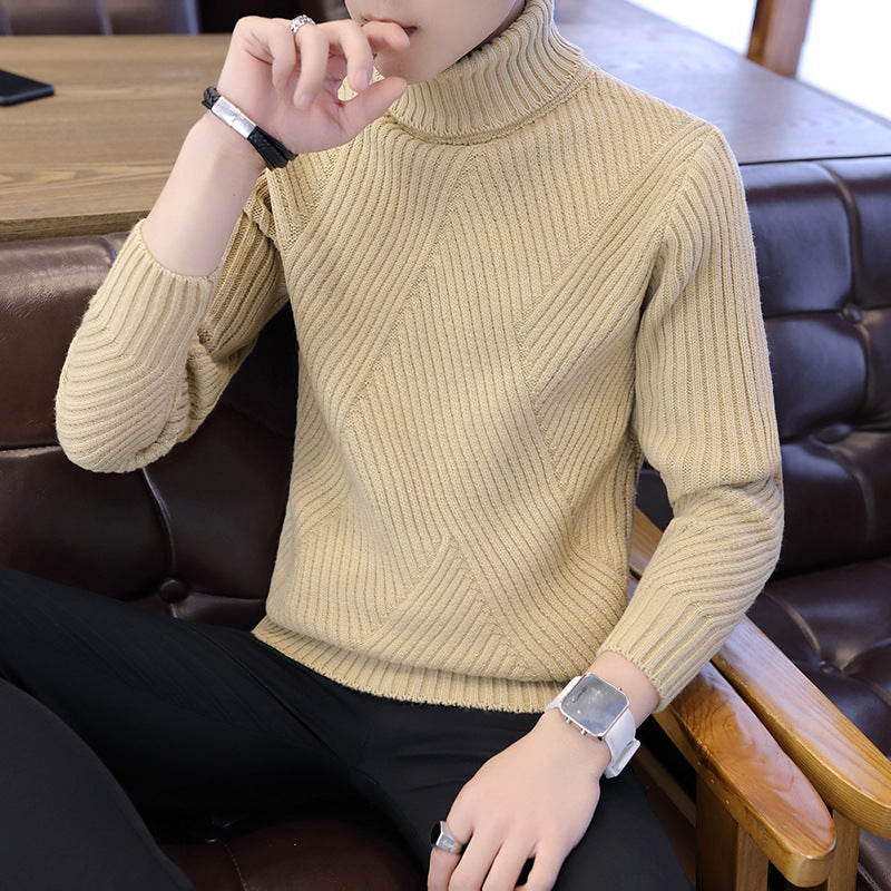 Warm Long-sleeved Sweater Men's
