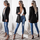 Lapel Slim Cardigan Temperate Blazer