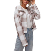 flannel Women's shirt jacket