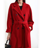 mid-length woolen coat