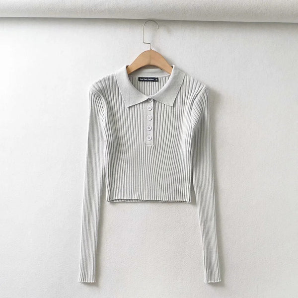 medium length long-sleeved sweater