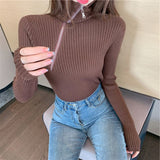 Long-sleeved Knitted Top