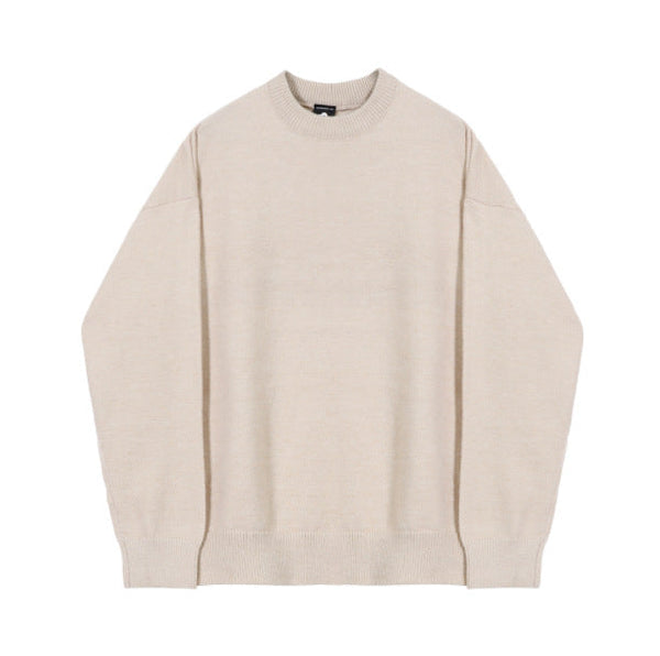 Wind-padded Pullover Long-sleeved Sweater