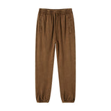 Waxed Old Loose Trousers Men's Wash Sweatpants