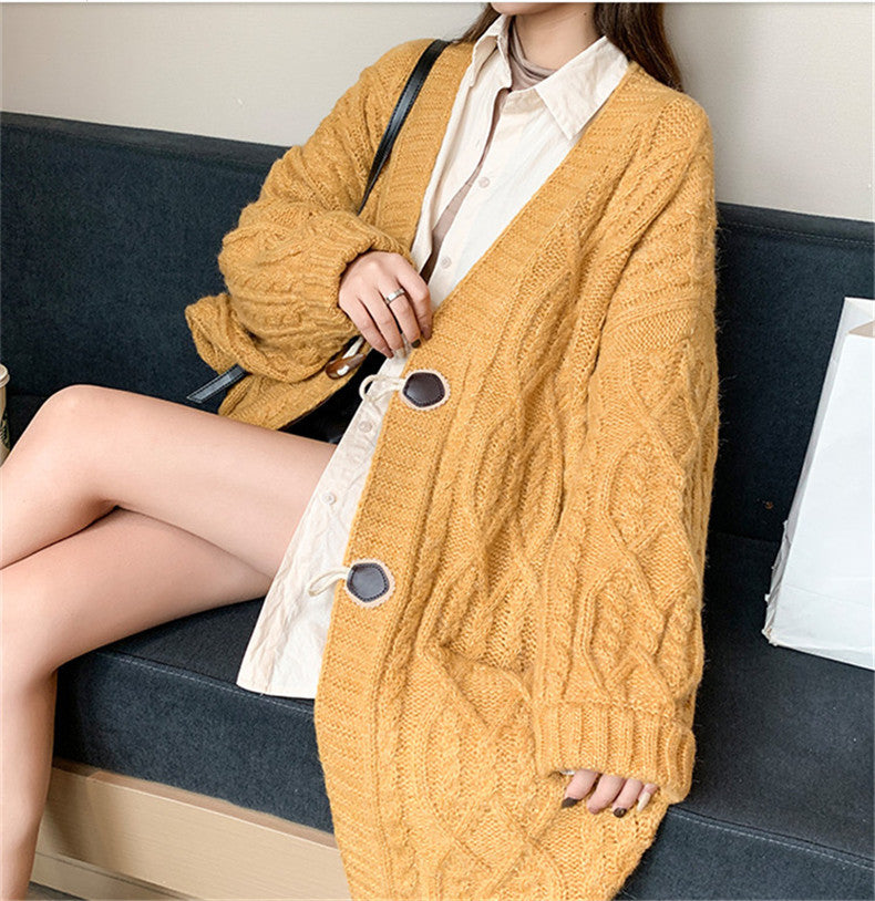 Thick Cardigan Sweater Coat