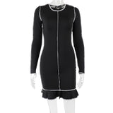 Women's Slim Wrap Hip Dress