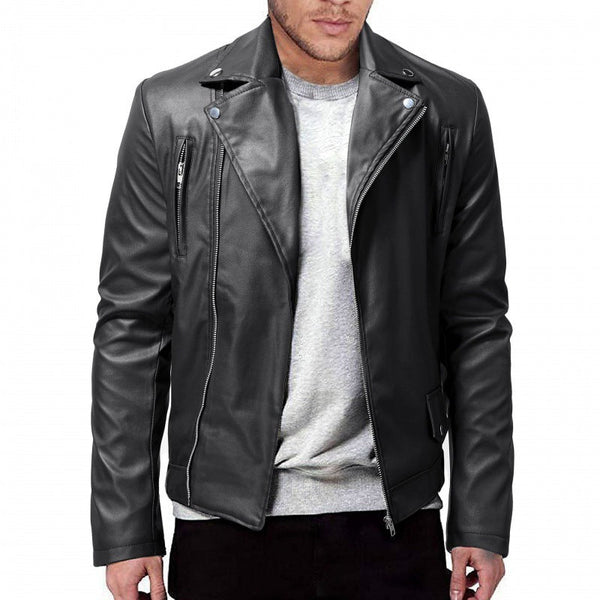 Casual Leather jacket men