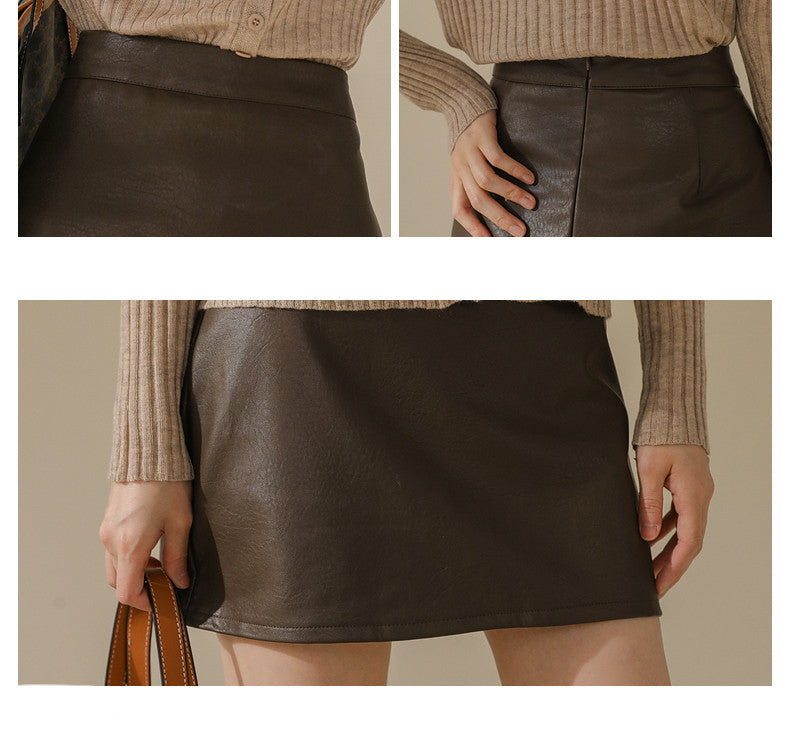 Western Style Sweater Skirt