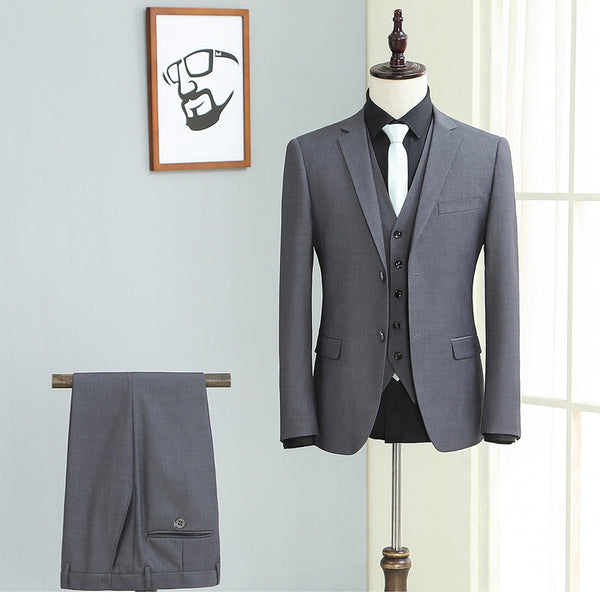 Men's Three-piece Slim Autumn Casual Suit