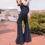 High-Waist Stretch Slim And Loose Flared Pant