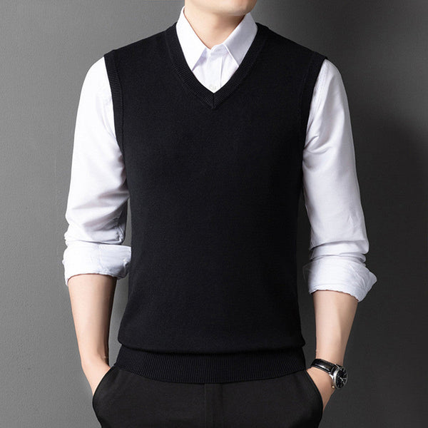 Young And Middle-aged Men's Wool Vest
