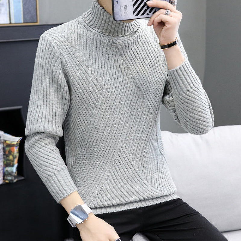 Warm Long-sleeved Sweater Men's