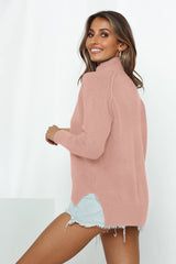 Turtleneck Core Spun Pullover Sweater