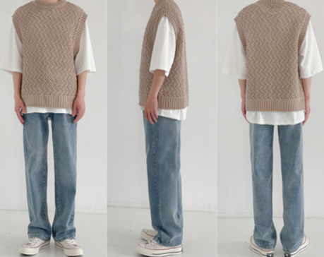 Woolen Waistcoat Is Loose And Versatile Fashionable Casual