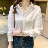 Long-sleeved ice silk Shirt