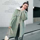 Mid-length Woolen Coat