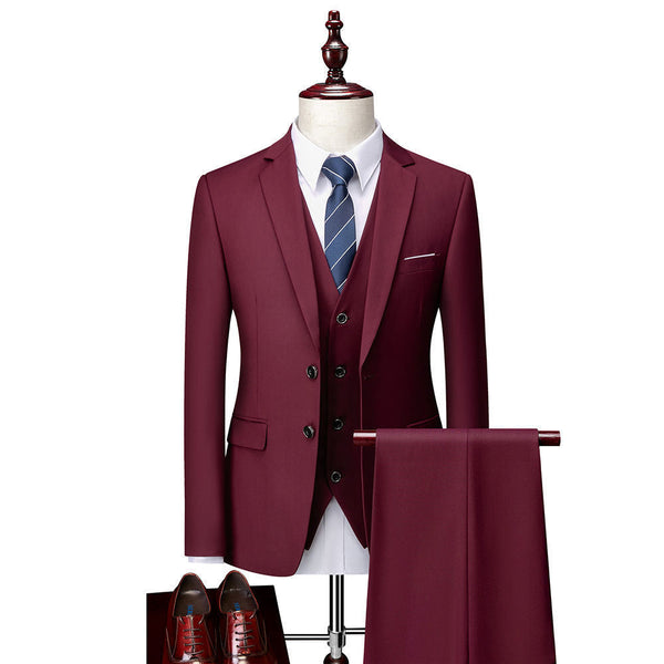 Men's Ruffian Handsome Casual Suit Full Set