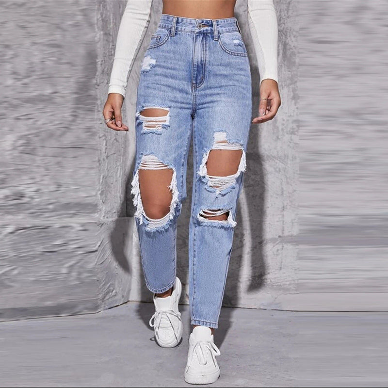 distressed Sexy Jeans women