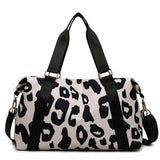 Women Travel Duffel Bag Cow Pattern Handbag