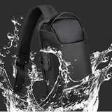Waterproof USB Anti-theft Bag Men Oxford Crossbody Shoulder Bag